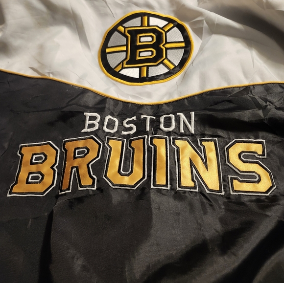 NHL Boston Bruins Hockey G-lll Carl Banks Jacket With hood Men's‎ Size XL - Picture 2 of 16
